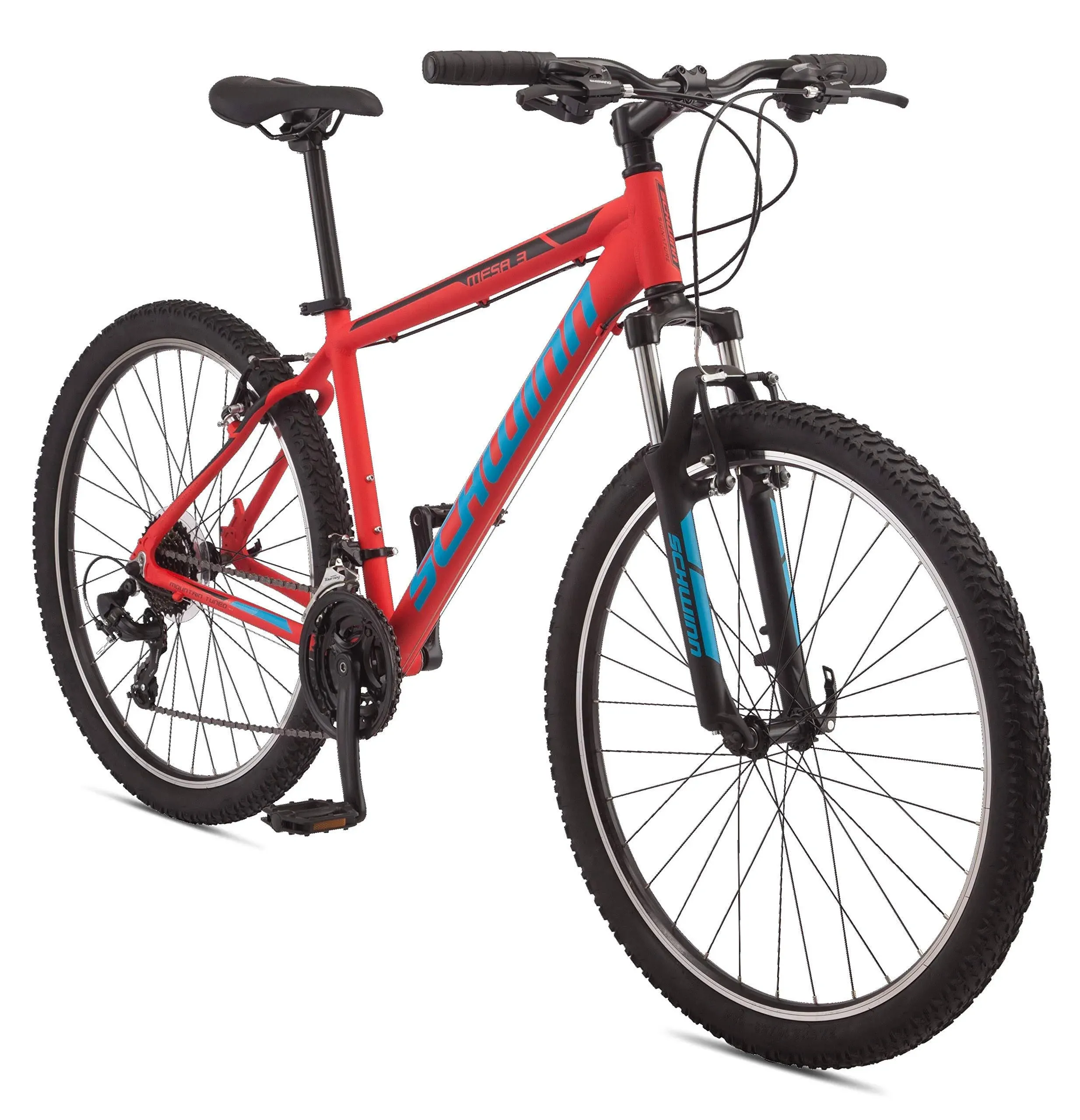 Schwinn Mesa 3 Adult Mountain Bike 21-Speed 27.5-inch Red