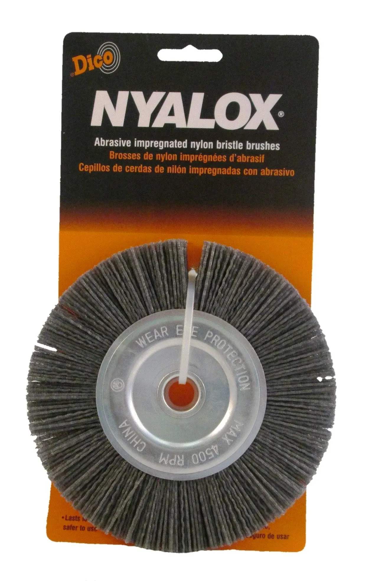 Dico 7200060 6 in. Dia. Bench Grinder Brush Coarse - Gray