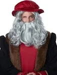 Renaissance Man Wizard Hobbit Da Vinci Wig and Beard