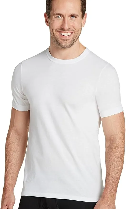 Jockey Men's Classic Crew Neck T-Shirt - 6 Pack, Size: XL, White