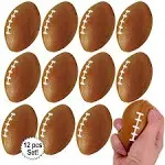 Mini Sports Balls for Kids Party Favor Toy, Soccer Ball, Basketball, Football, Baseball (12 Pack) Squeeze Foam for Stress, Anxiety Relief, Relaxation.