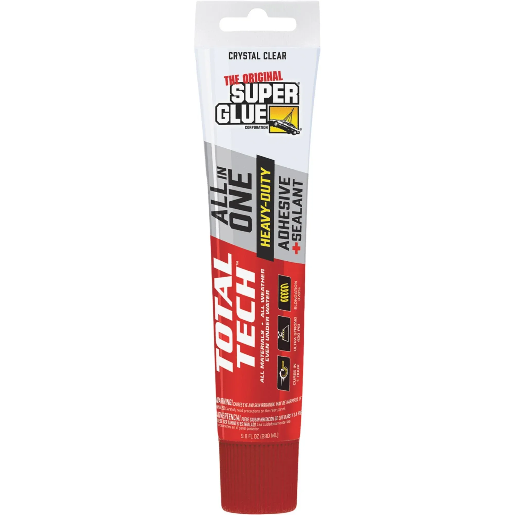 Super Glue 11711004 Total Tech Construction Adhesive Sealant, 4.2 oz