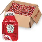 Heinz Tomato Ketchup – Dip And Squeeze Ketchup x 0.95 Ounce Ketchup Pockets – Compact And Easy To Carry Single Serve Ketchup