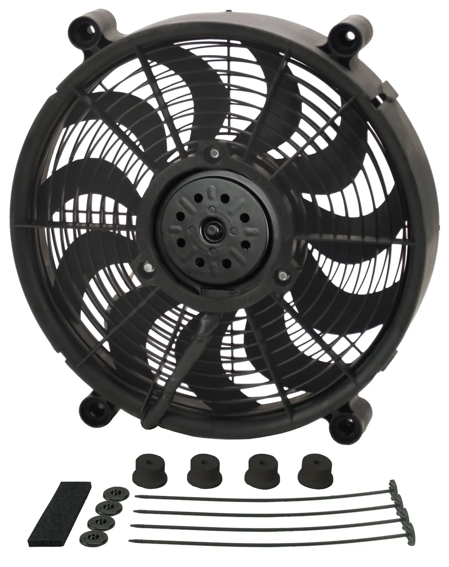 Derale 18214 14" High Output Radiator Fan,Black