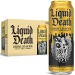 Liquid Death Iced Tea - Grim Leafer