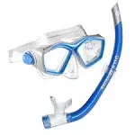 U.S. Divers Icon Mask - Airent Snorkel Electric Blue