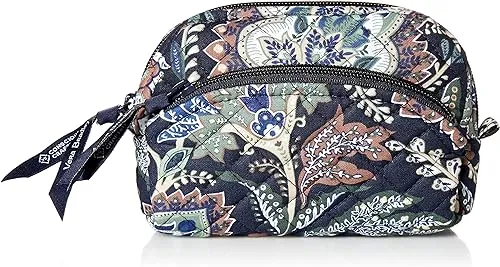 Vera Bradley Women's Cotton Mini Cosmetic Bag Tranquil Medallion