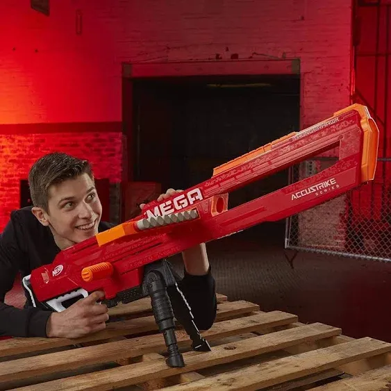 Nerf N-Strike Mega AccuStrike Thunderhawk Blaster with 50 Nerf Mega Darts