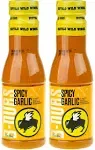 Buffalo Wild Wings Barbecue Sauces, Spices, Seasonings and Rubs For: Meat, Ribs, Rib, Chicken, Pork, Steak, Wings, Turkey, Barbecue, Smoker, Crock-Pot, Oven (Spicy Garlic, (2) Pack)