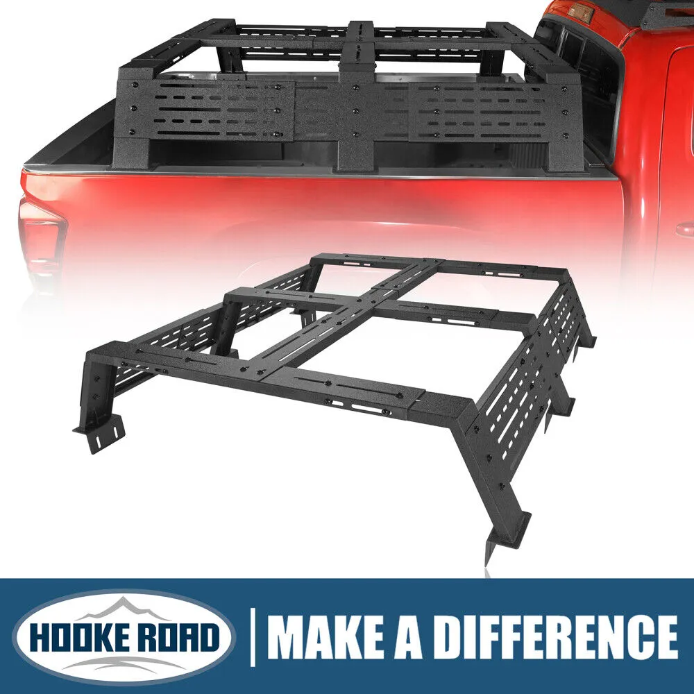 Hooke Road High Bed Rack for Toyota Tundra 07-23 Tacoma 05-23 w/Rail System  | eBay