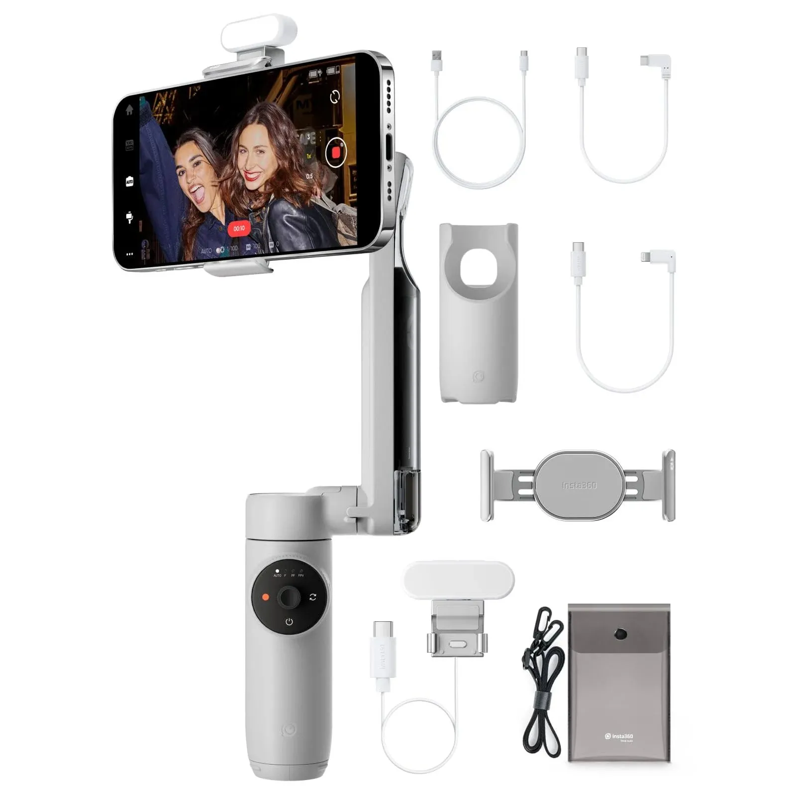 Flow Creator Kit - Axis Gimbal Stabilizer for Smartphones - Gray