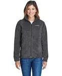 Columbia Women's Benton Springs Full Zip Fleece Jacket, Size: Large, Charcoal Heather