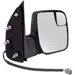 Passengers Power Side View Mirror with Spotter Glass Sail Type Replacement for 2009-2014 E-Series Van AC2Z 17682 AA