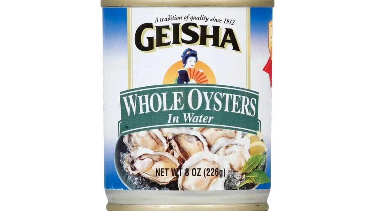 Geisha Whole Oysters in Water 3 Pack