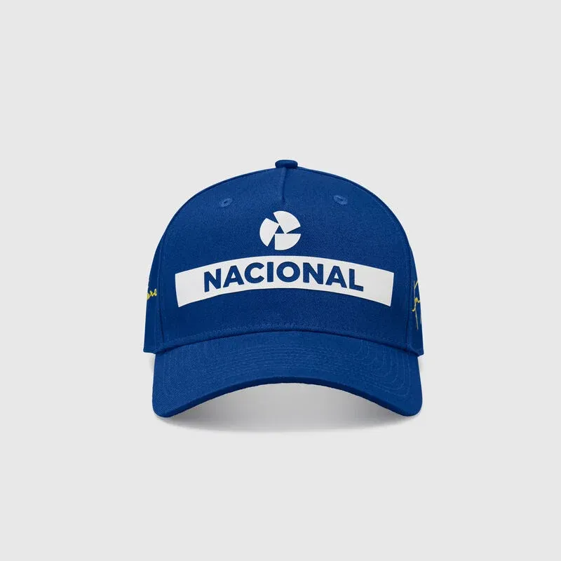 Ayrton Senna Nacional Hat with Gift Bag Blue