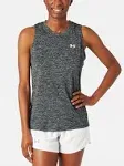 Under Armour Tech Twist Womens Training Vest Black Workout Fitness Tank Top Gym