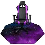 AREIA Computer Chair Mat (47” x 47”), Noise Cancelling Gaming Chair Mat – Anti-Slip Gaming Floor Mat – Scratch Resistant Mat for Office Chair – Octagon Computer Chair Mat for Hardwood Floor