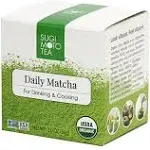 Japanese Green Tea Organic Daily Matcha for Drinking and Cooking, 2 oz