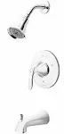 Weller 1-Handle Tub & Shower Trim , LG89-8WRC (Polished Chrome)