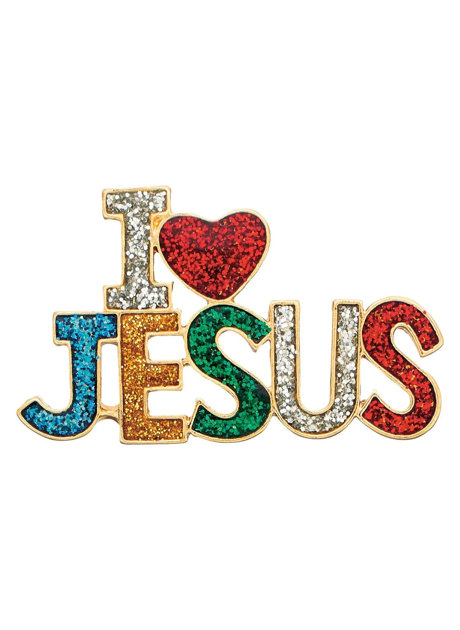 “I Love Jesus” pin