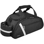 Mosiso Bike Rack Bag Waterproof Bicycle Trunk Pannier Rear Seat Bag Shoulder Bag