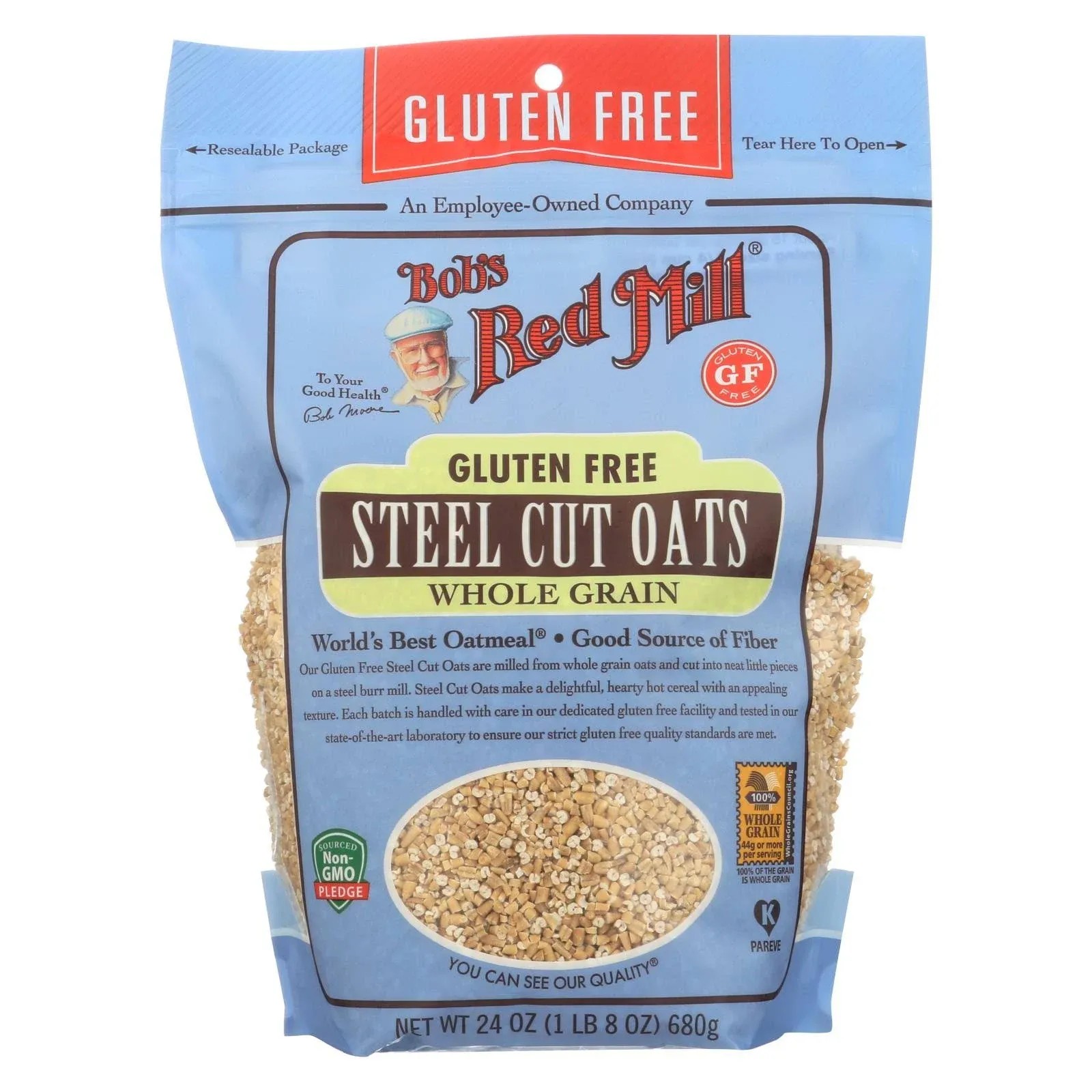 Bob's Red Mill Gluten Free Steel Cut Oats 24 oz