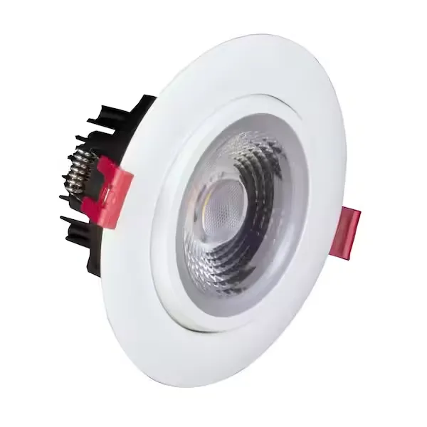 Nicor 4-Inch LED Gimbal Recessed Downlight in White 3000K