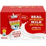 Horizon Organic Whole Milk, 8 fl. oz, 18 pk.