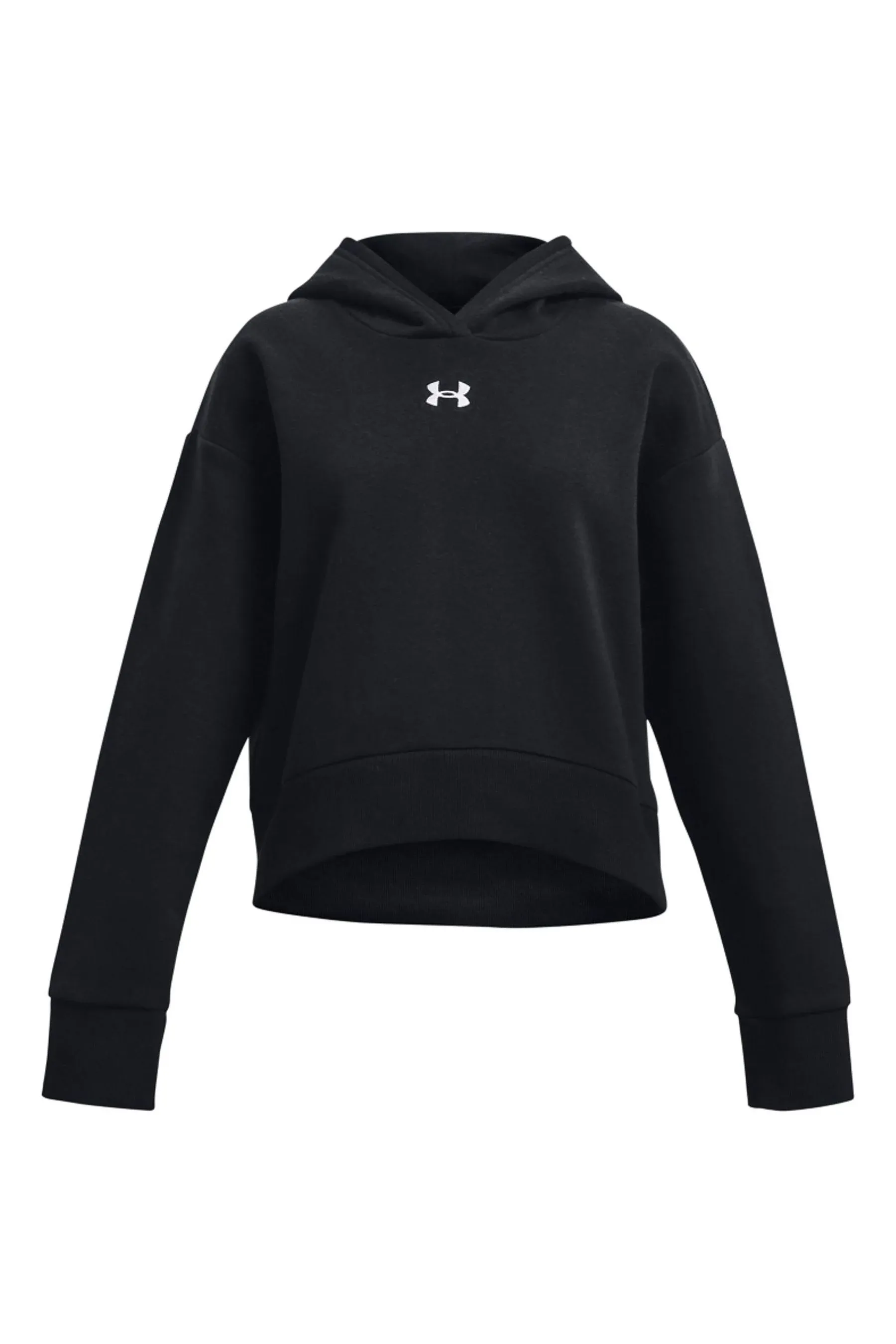 Under Armour Girls' Rival Fleece Crop Hoodie