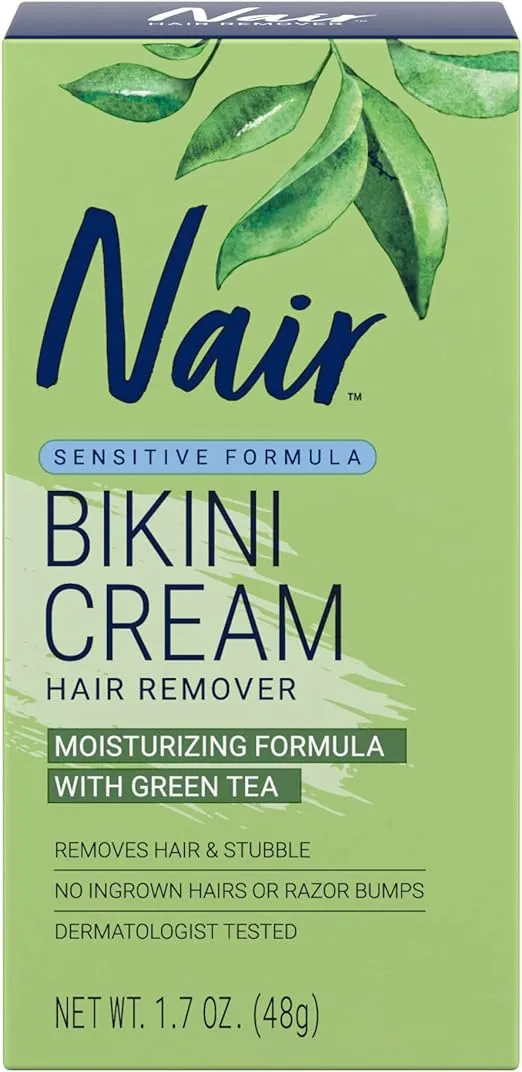 Nair Hair Remover Sensitive Formula Bikini Cream, 1.7 oz