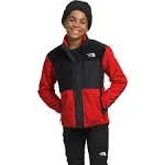 Shop The North Face Kids' Forrest Fleece Mashup Jacket In Fiery Red