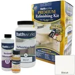 DIY Bathtub &amp; Tile Refinishing Kit; 20 Oz; Tub; Tile; Wall Surround; Sink; Quick