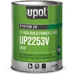 2.1 VOC 4:1 High Build Primer, Gray, 8lbs UP2253V U-POL Products UP2253V 0