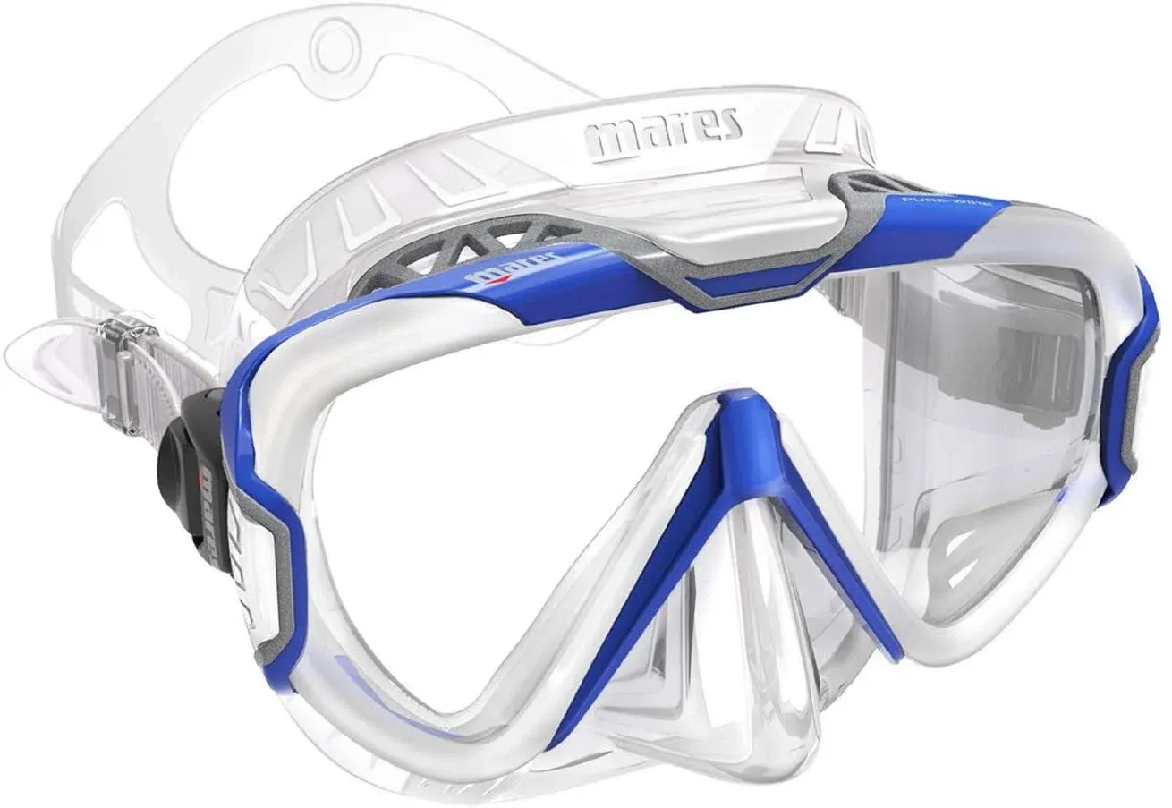 Mares Pure Wire Mask - Blue/Clear