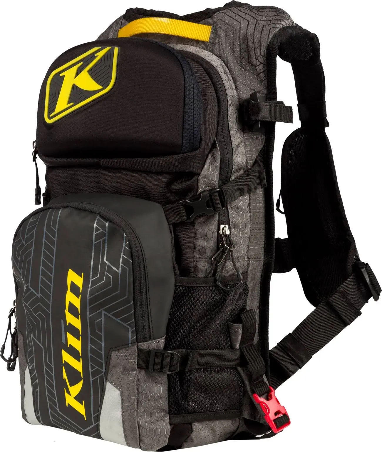 Klim NAC Pak Backpack + 3L Hydration Bladder, black-grey