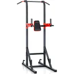 Goplus Power Tower Pull Up Bar Dip Station