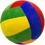 i-Scream Balloon Ball - 7.9" (20 cm) Soccer Ball Size, Washable, Safe, Soft Suede Material Cover with Balloon Inflation Pipe for Indoor and Outdoor, PE/Classroom Activities, Parties, and Games