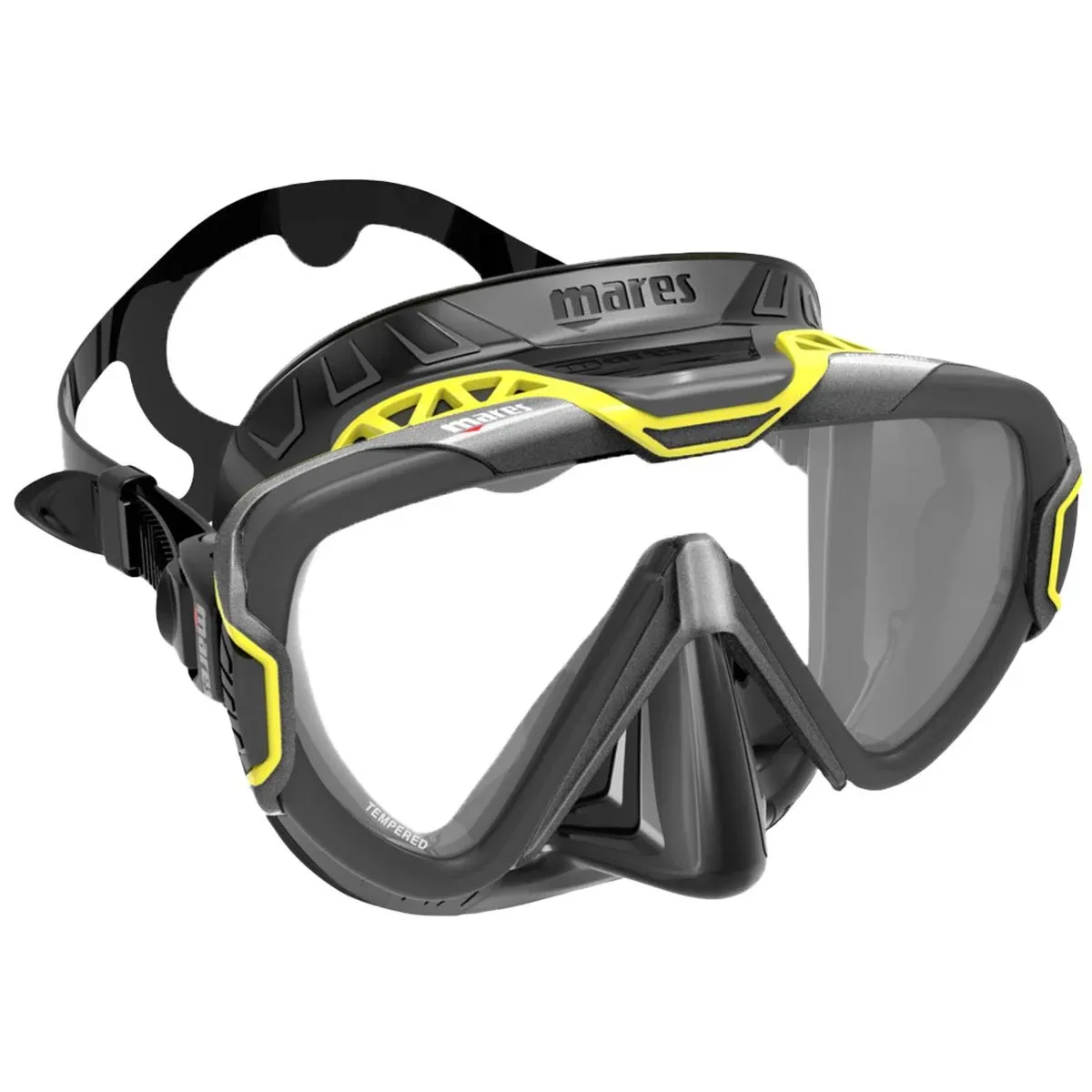 Mares Pure Wire Mask - Yellow/Black