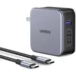 UGREEN Nexode 140W Gan 3-Port USB Wall Charger