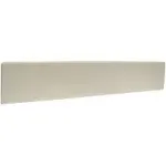 Design House 550913 Cultured Marble Side Splash, 21.5, White on White