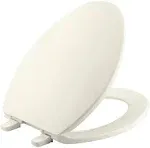 Kohler K-4774-96 Brevia with Quick-Release Hinges Elongated Toilet Seat Biscuit