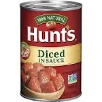 Hunt's Diced Tomatoes in Sauce, 14.5 oz, 12 Pack