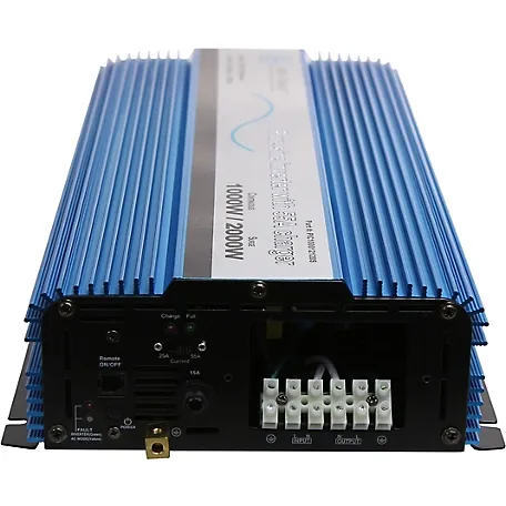 Aims Power 1000 Watt Pure Sine Inverter Charger 25/55A | PIC100012120S