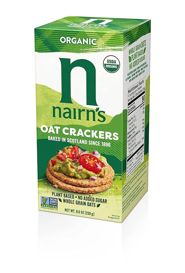 Nairn's Oat Crackers, Organic - 8.8 oz