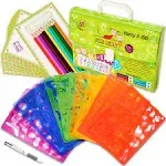 CreativeELF Drawing Stencils Set for Kids 54-Piece - Perfect Creativity Kit & Travel Activity - Arts and Crafts for Girls & Boys