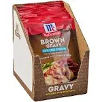 McCormick 30% Less Sodium Brown Gravy Mix, 0.87 oz (Pack of 12)