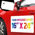 Premium Magnetic Car Signs - Will Never Fly off Your Vehicle/Truck Door (Upgrade