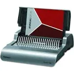 Fellowes 5216901 Quasar 500 Electric Comb Binding System, 16 7/8 x 15 3/8 x 5 1/8, Metallic Gray