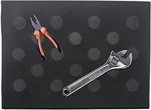 LAMJAD Magnetic Tool Tray Flexible Mag Pad Parts Holder - Wrenches, Bolts, Nuts, Screw and Other Parts Tray for Car, Garage, Home, Construction- 11.8