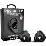 DECIBULLZ Custom Molded EARPLUGS-ORANGE